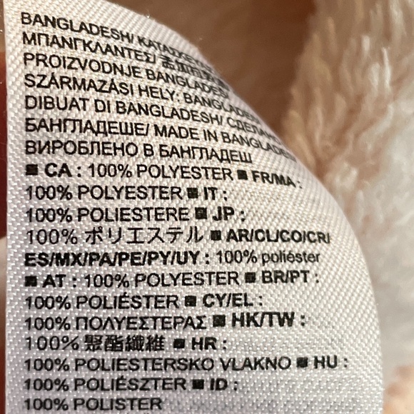 GAP Pale pink cozy hooded robe - Picture 11 of 11